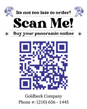 QR code for panoramic photo